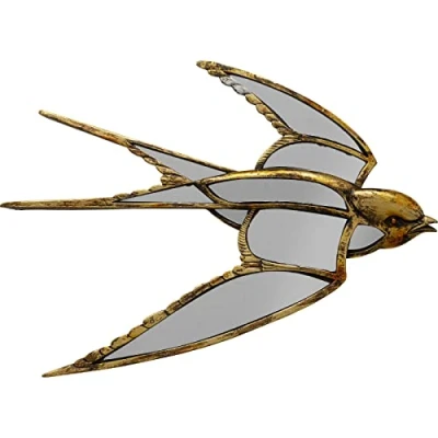 Image of Kare Wall Object Swallow Mirror 37 x 25 cm Decoration, 36.5 3 cm, Gold