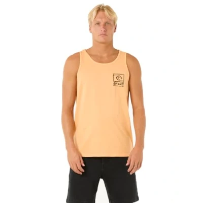 Image of Rip Curl Men&#039;s Muscle Tank Top, Mandarin Zest Raw Energy, XXL