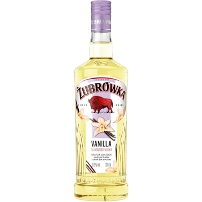 Image of Żubrówka Biala Vanilla Flavoured 70 cl Vodka, 37.5 Percent ABV