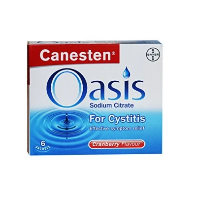 Image of Canesten Oasis for Cystitis Cranberry Flavour 6 Sachets