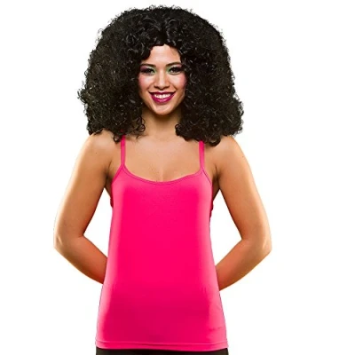 Image of Wicked Costumes Adult Unisex 80&#039;s Vest Top (Neon Pink) XS/S (UK 6 10)