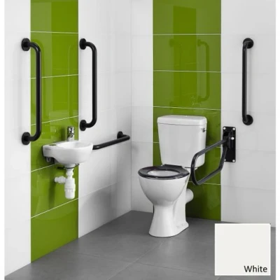 Image of Armitage Shanks Doc M Grab Rails Pack in White