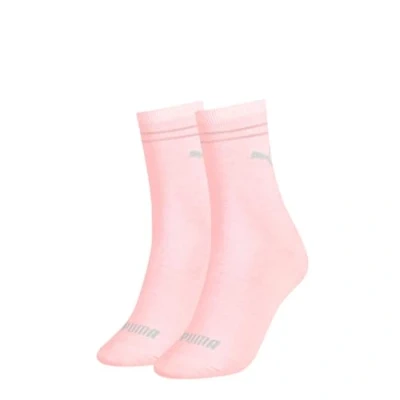 Image of Puma Women&#039;s CLSSC Sock, Pink, 35/38 (Pack of 2)
