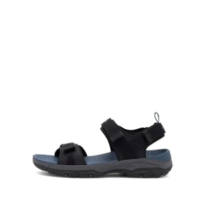 Image of Skechers Men&#039;s TRESMEN Sandals, Black Mesh/Synthetic, 6.5 UK
