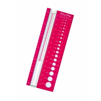 Image of KnitPro KP10701 Knit Pro Needle View Sizer, Red