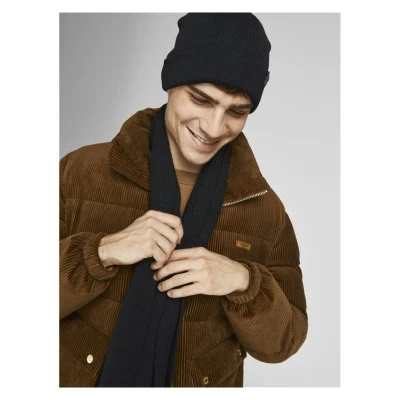 Image of Jack &amp; Jones Jacjolly Giftbox SET Scarf, Size: One Size, Black