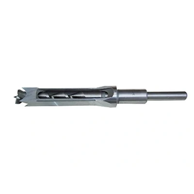 Image of CHARNWOOD Professional Quality Hollow Square Mortice Chisel &amp; Bit Set 1/2&#039;&#039; Size