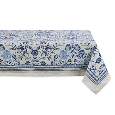 Image of DII Tabletoppers, Cotton, Madiera Print, Tablecloth, 60x84