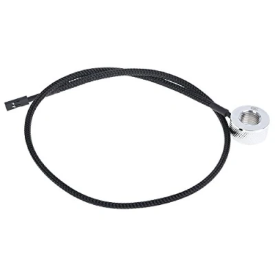 Image of Alphacool Icicle Temperature Sensor G1/4 IG / &amp; AG Adaptor Chrome