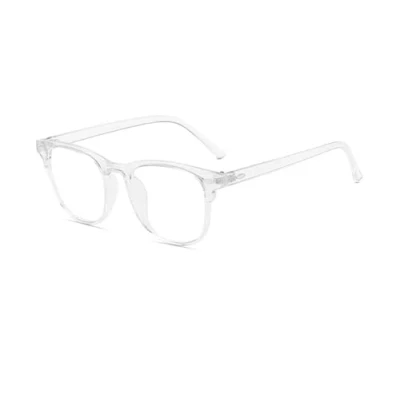 Image of TECH LINE DIRECT FASHION ACCESSORIES Blue Light Blocking Glasses for Women and Men Vintage Retro Black Frame Clear Lens Geek Nerd (Clear)
