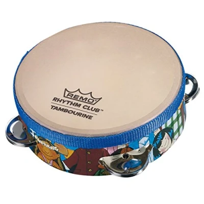 Image of REMO 834045 6.5 x 1.75 Inch Rhythm Club Tambourine