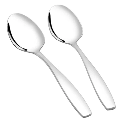 Image of Xyskin 6 Piece Buffet Serving Spoon, Stainless Steel Large Table Spoons Set, T