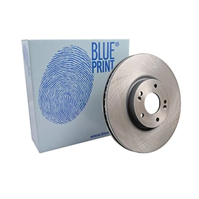 Image of 517122B700 Brake disc BLUE PRINT ADG043122 Front Axle 321mm 28mm 5 Hole 114mm internally vented Coated HYUNDAI: SANTA FE 2