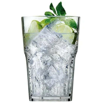 Image of AIOS Set of 6 Classic Tumblers Unbreakable Polycarbonate Capacity 420ml/15oz