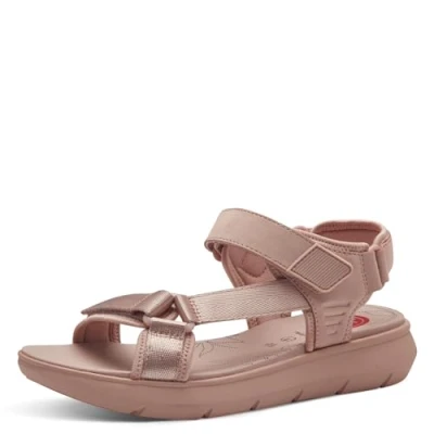 Image of Jana Women&#039;s 8 28770 42 Flat Sandal, Rose, 6.5 UK