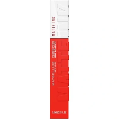 Image of Maybelline Superstay Matte Ink Orange Red Liquid Lipstick 320 Individualist