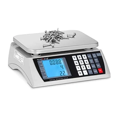 Image of Steinberg Systems Digital Counting Scale Inventory Industrial Piece 30kg/1g SBS PW 301CD (Battery Life 72 hrs, Weighing Range 20g 30kg, Platform 30.5x20cm)