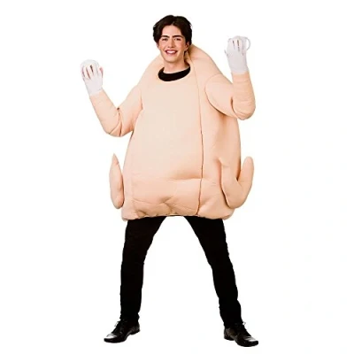 Image of Wicked Costumes Adult Christmas Turkey Fancy Dress Costume One Size