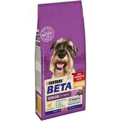 Image of PURINA BETA Senior Dry Dog Food with Chicken, 2 kg