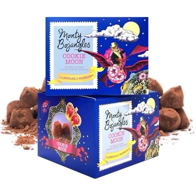 Image of Monty Bojangles Cookie Moon 2 Gift Boxes Choose from 10 Flavours Cocoa Dusted Truffles, x 150g (Gift Pack 300g)