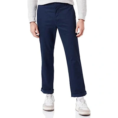 Image of Dockers Men&#039;s Original Chino Slim Pants, Navy Blazer, 36 UK