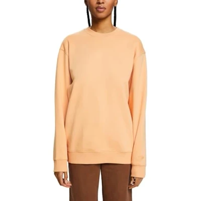 Image of ESPRIT Women&#039;s 993ee1j309 Sweatshirt, 850/Pastel Orange, M