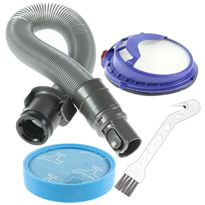 Image of SPARES2GO Hose and Filter Kit compatible with Dyson DC25 DC25i Vacuum Cleaner Pre &amp; Post Motor HEPA