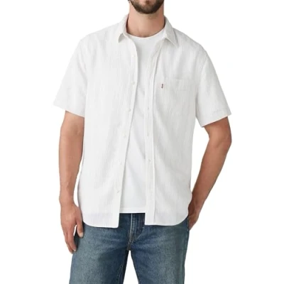 Image of Levi&#039;s Sunset Shirt, Men&#039;s, Size: Medium, Bright white