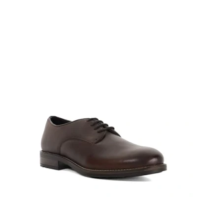 Image of Dune Mens BRICKTON Lace Up Round Toe Brogues Size UK 8 Derby Shoes Brown