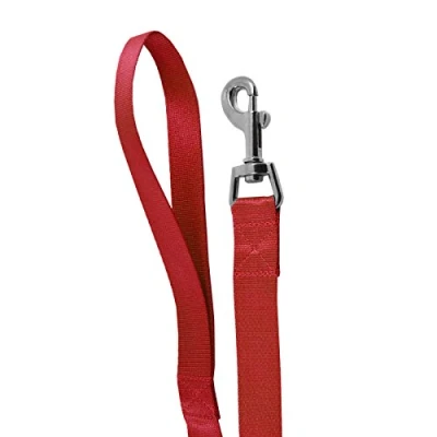 Image of AKORD Strong Nylon Dog Pet Lead Leash, Red
