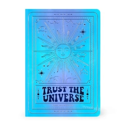 Image of Legami White Medium Notebook, A5 Paper Format, FSC Certified Paper, Special Edition, 80 Pages, 14.2 x 21 cm, Tarot
