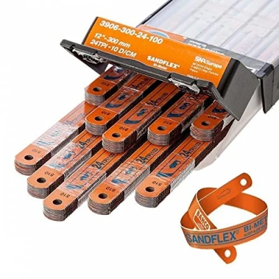 Image of BAHCO 3906 300 24 10P Hacksaw Blades BI Metal 24TPI) [Pack Size: 10] (Epitome Certified)