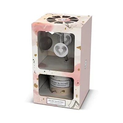 Image of Heart &amp; Home Carousel and Mini Candle Gift Set (Love Story)