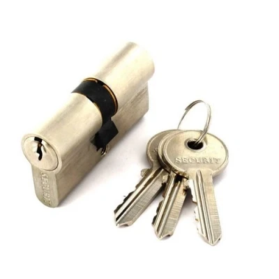 Image of Securit S2010 Euro Cylinder Brass 3 Keys 35 x 40mm Pack Of 1