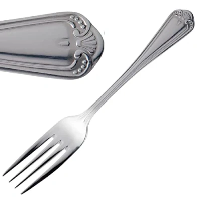Image of Olympia C147 12X Jesmond Table Fork 197mm 18/0 Stainless Steel Cutlery Kitchen