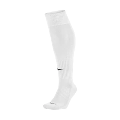 Image of NIKE Unisex Knee High Classic Football Dri Fit Socks, White/Black, S UK