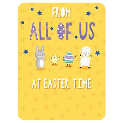 Image of Easter Card from All of US 8 x 6 inches Regal Publishing