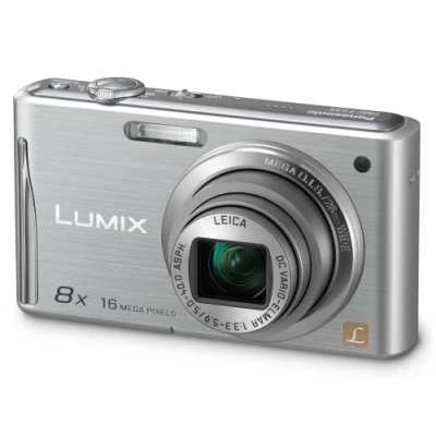 Image of Panasonic Lumix FS35 Digital Camera 16.1MP 8x Optical Zoom 2.7 inch LCD Silver (Renewed)