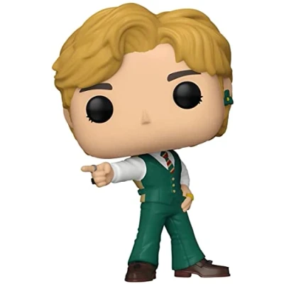 Image of Funko POP! Rocks: BTS Dynamite V Collectable Vinyl Figure Gift Idea Official Merchandise Toys for Kids &amp; Adults Music Fans Model Collectors and Display