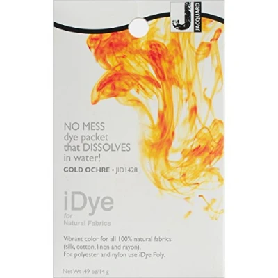 Image of Jacquard iDye for Natural Fabrics Gold Ochre 14g Textile Dye