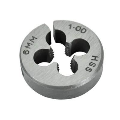 Image of Faithfull HSS Straight Flute Split Die M6 x 1.0, 13/16in OD FAIHSSDM6