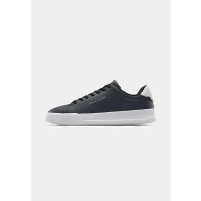 Image of Tommy Hilfiger Sneaker Leather Court Navy Blue Dark size 43