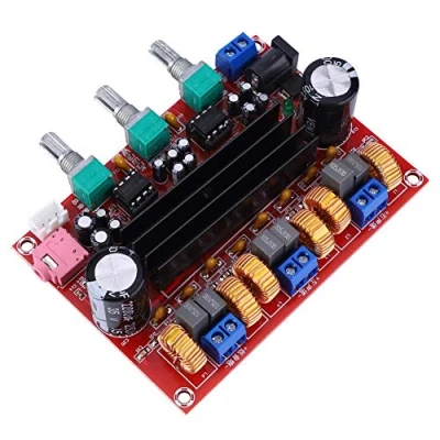 Image of TPA3116D2 2.1 Channel 2x50W+100W Digital Subwoofer Power Amplifier Board Audio Stereo AMP Module Speaker DIY Kit DC 12V 24V