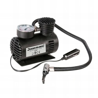 Image of Silverline Mini Air Compressor 12V DC