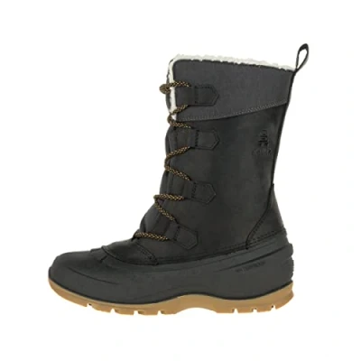 Image of Kamik Women&#039;s Snowgem Snow Boots, Black Blk, 6 UK
