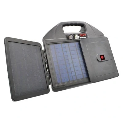 Image of Fire Drake solar 2.0j 12 volt with 20watt panel and internal 12volt 12Amp/hr battery New Electric Fencing