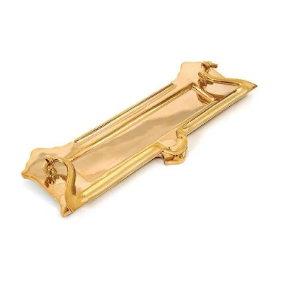 Image of From The Anvil Polished Brass Postal Letter Plate
