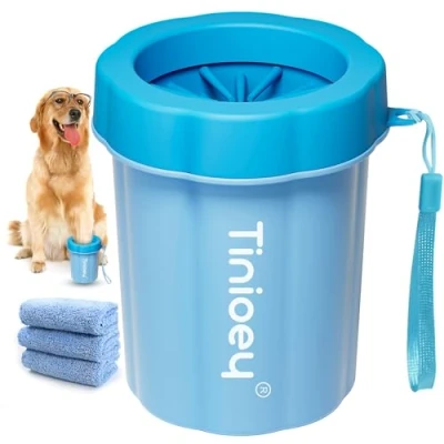 Image of Tinioey Dog Paw Cleaner for Dogs, Washer, Pet Muddy Paws Cleaner, Foot