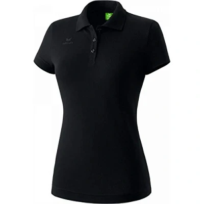 Image of Erima Men&#039;s Casual Basics Teamsports Polo Shirt, Black, L UK