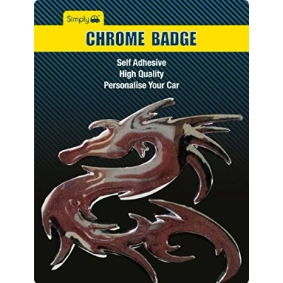 Image of Simply CB47 Dragon Chrome Badge